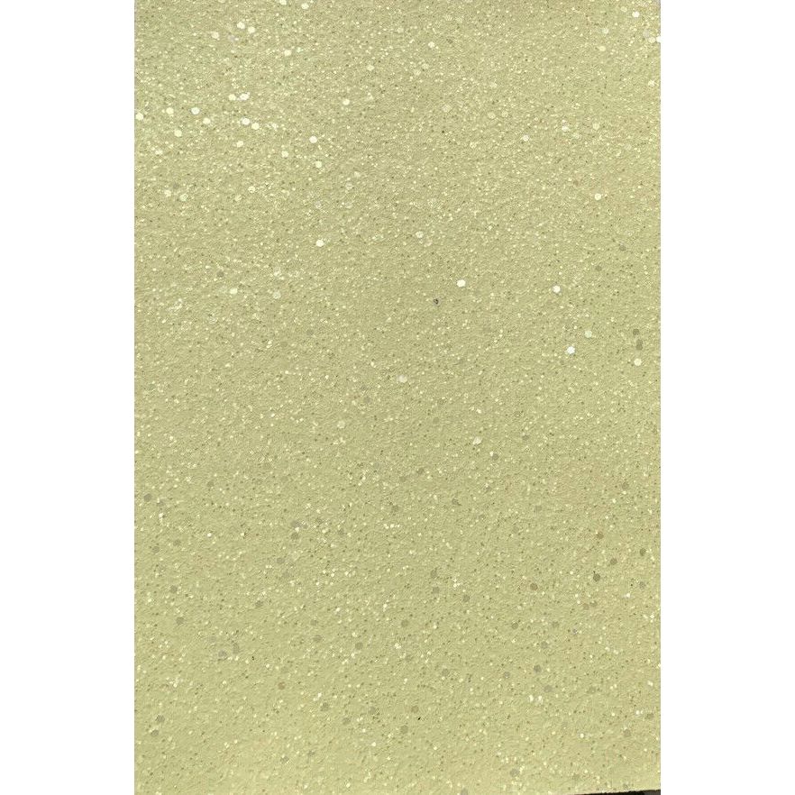 Pastel Chunky Glitter Sparkly Fabric A4 Sheets 12 Colours Hair Bows & Crafts