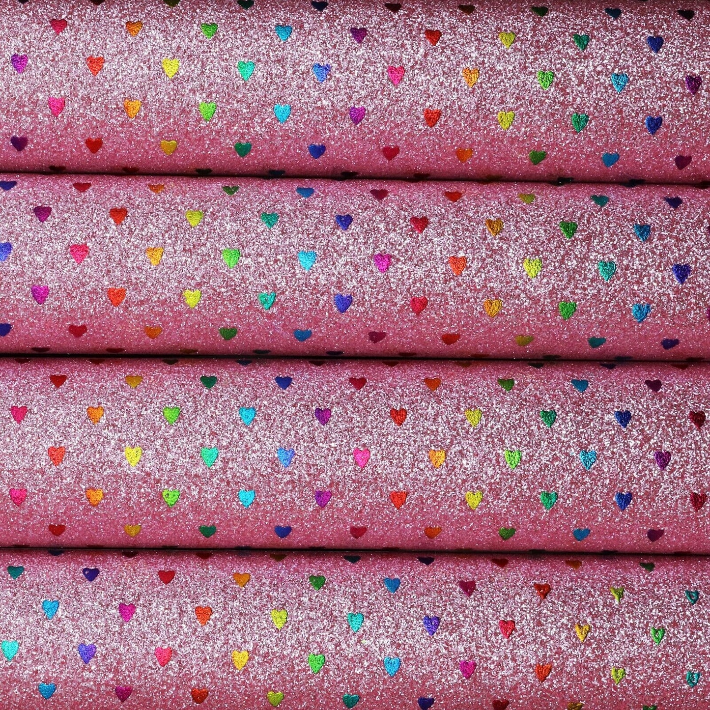 Heart Fine Glitter A4 Sheet