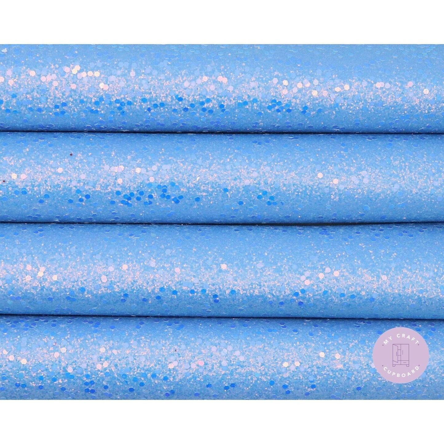 Chunky Glitter Fabric A4 Sheets Hair Bow Making Crafts - The Princess Collection