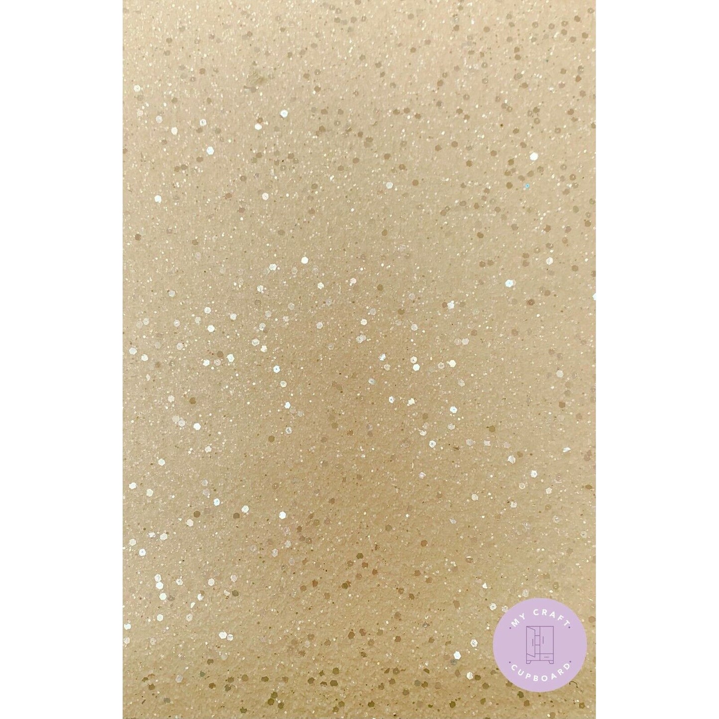Pastel Chunky Glitter Sparkly Fabric A4 Sheets 12 Colours Hair Bows & Crafts
