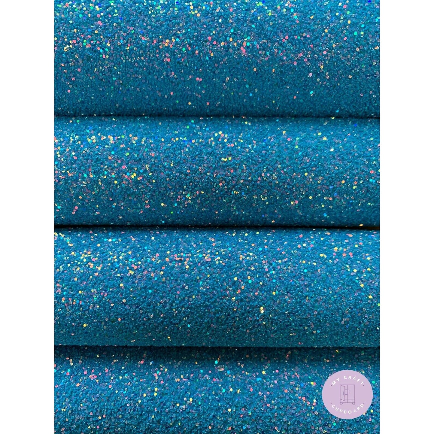 Chunky Glitter Fabric Sheets Electric Brights Colours A4 Sheet Bow Making Craft