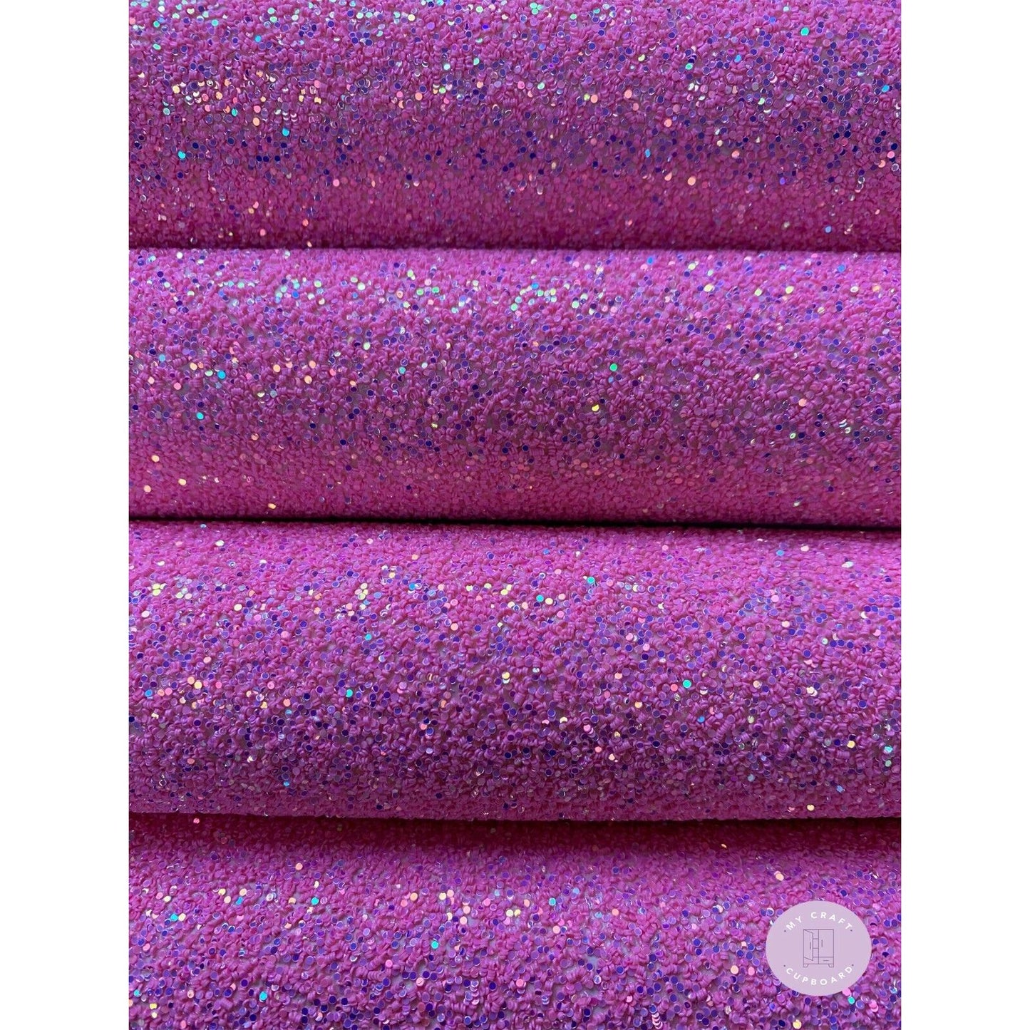 Chunky Glitter Fabric Sheets Electric Brights Colours A4 Sheet Bow Making Craft