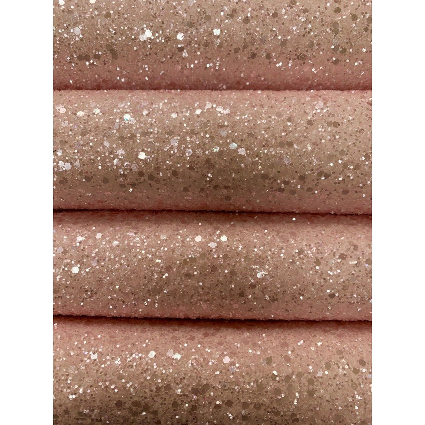 Pastel Chunky Glitter Sparkly Fabric A4 Sheets 12 Colours Hair Bows & Crafts