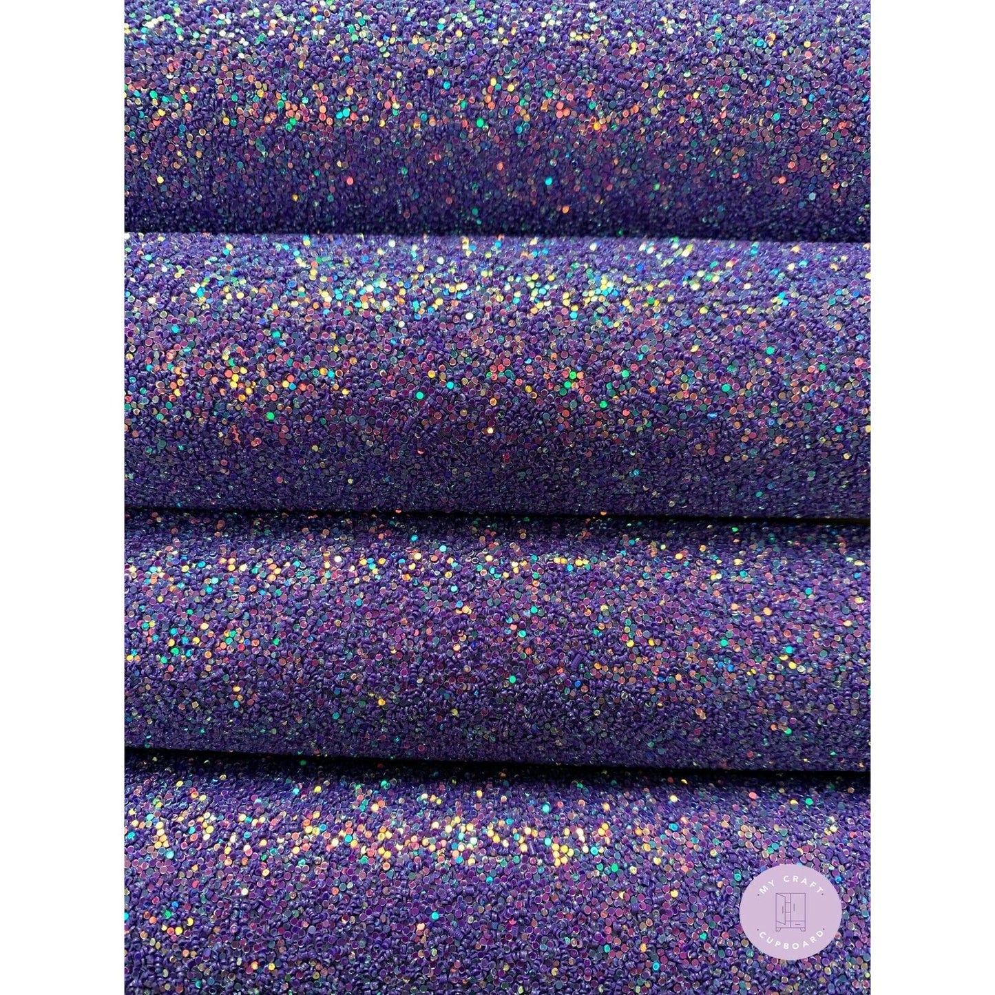 Chunky Glitter Fabric Sheets Electric Brights Colours A4 Sheet Bow Making Craft