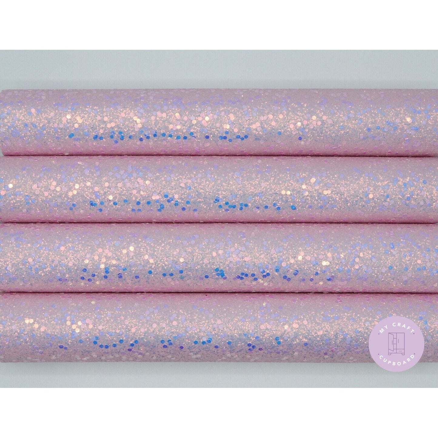 Chunky Glitter Fabric A4 Sheets Hair Bow Making Crafts - The Princess Collection