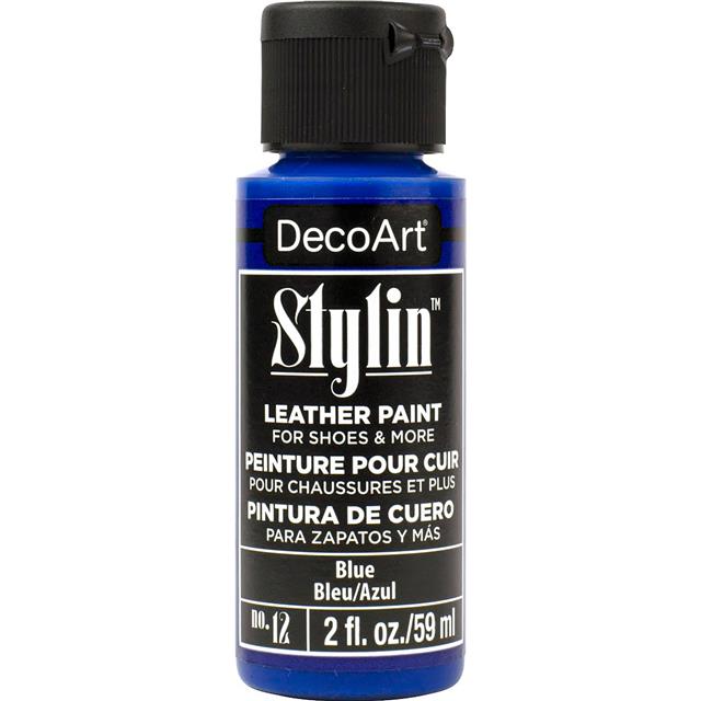 DecoArt Stylin' Fashion Paint - 20 colours for leather canvas Satin Finish Paint