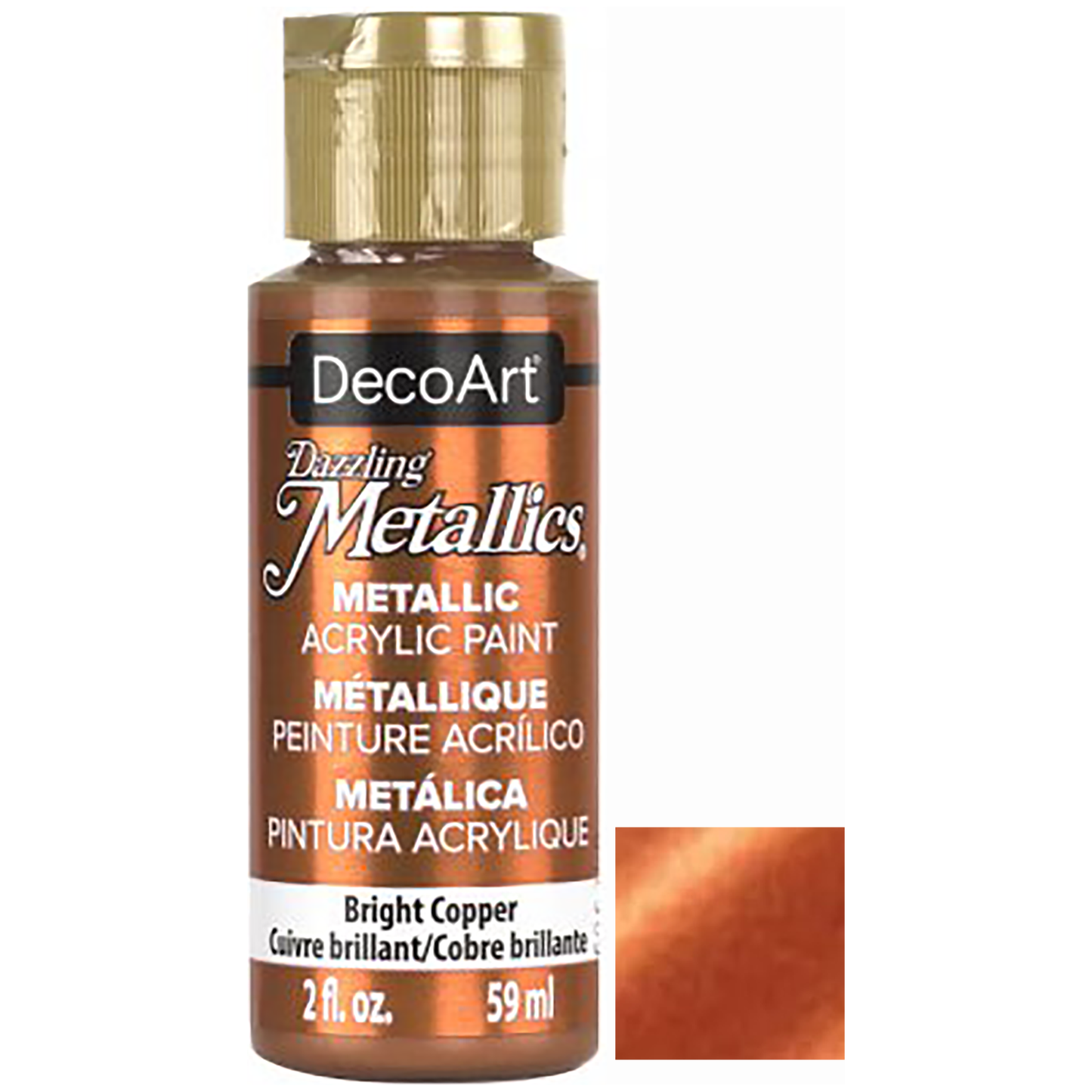 Bright Copper 2oz Dazzling Metallics DA337