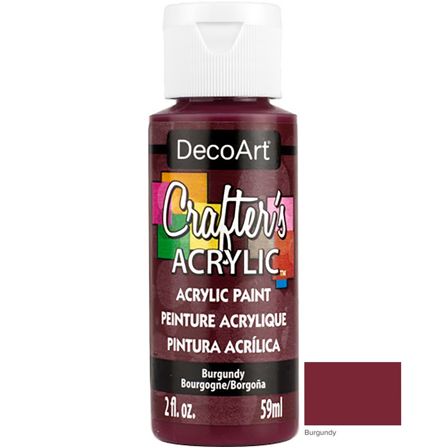 Burgundy DCA23 2oz Crafters Acrylic