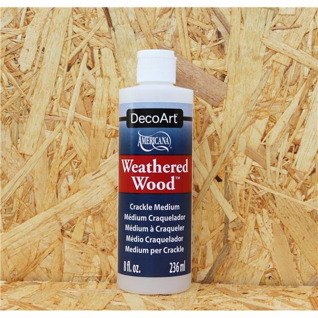 DecoArt Americana Paint Medium - Weathered Wood Crackle DAS8