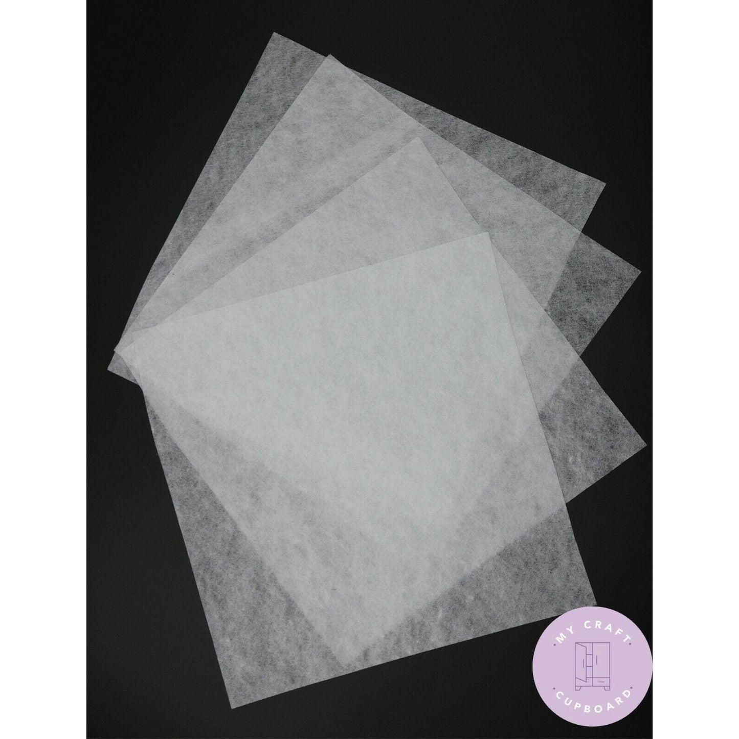 100 Sheets Tear Away Embroidery Backing Stabiliser 40g Medium Weight 20cm square