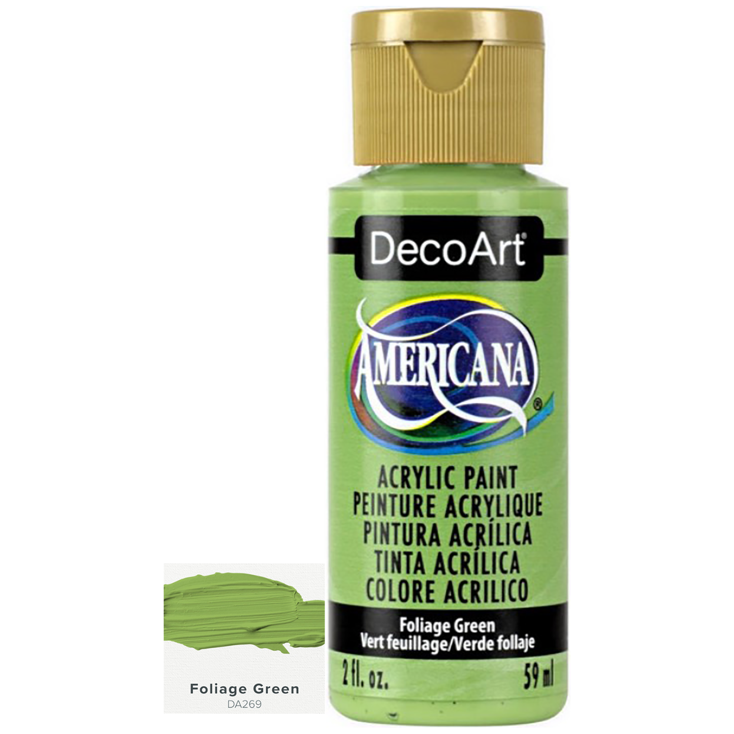 DecoArt Americana Acrylic Paints 59ml 2oz Bottles Colours F to P
