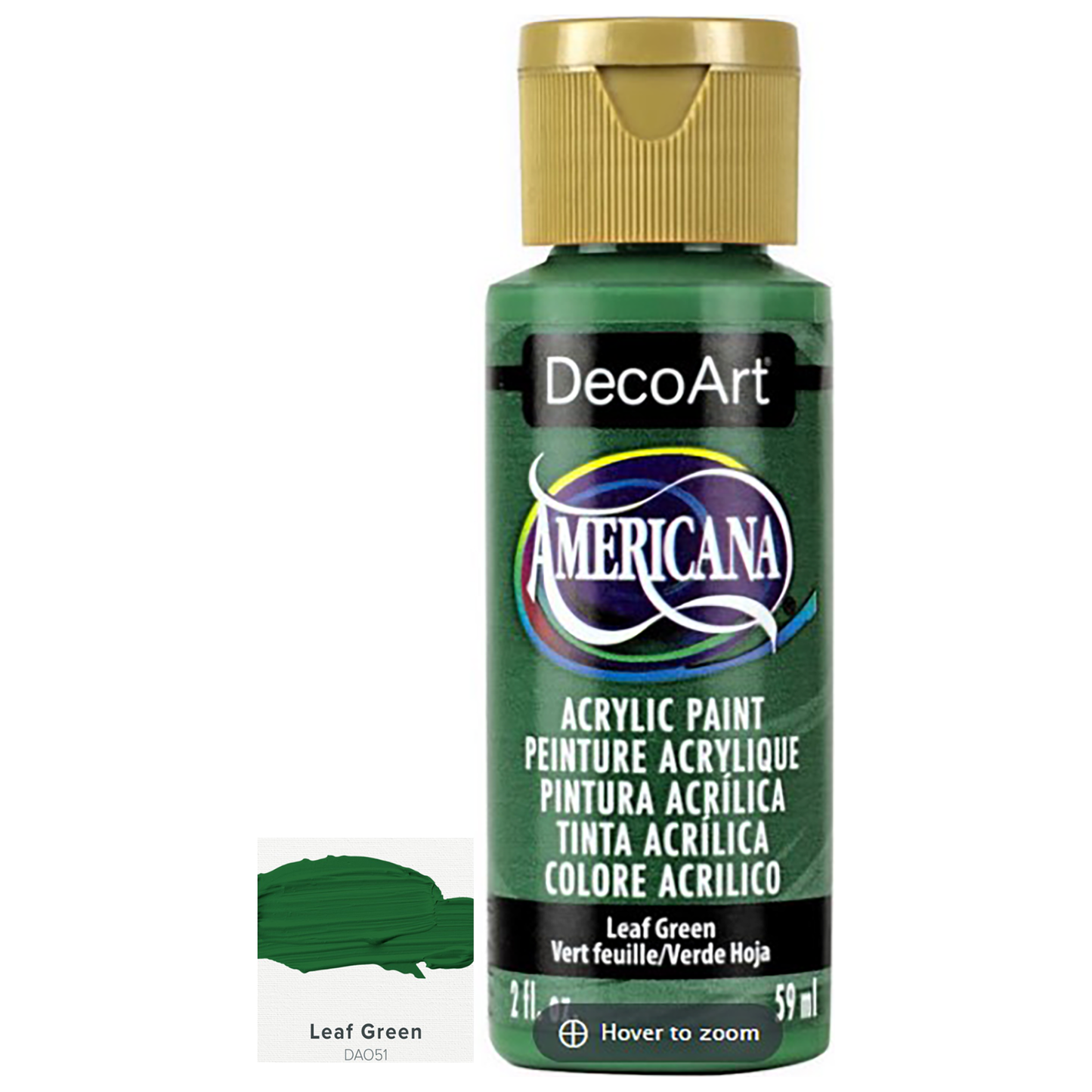 DecoArt Americana Acrylic Paints 59ml 2oz Bottles Colours F to P