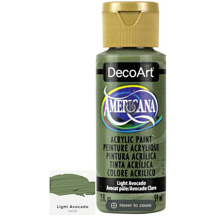DecoArt Americana Acrylic Paints 59ml 2oz Bottles Colours F to P