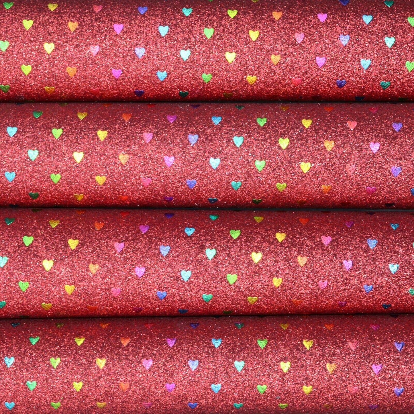 Heart Fine Glitter A4 Sheet