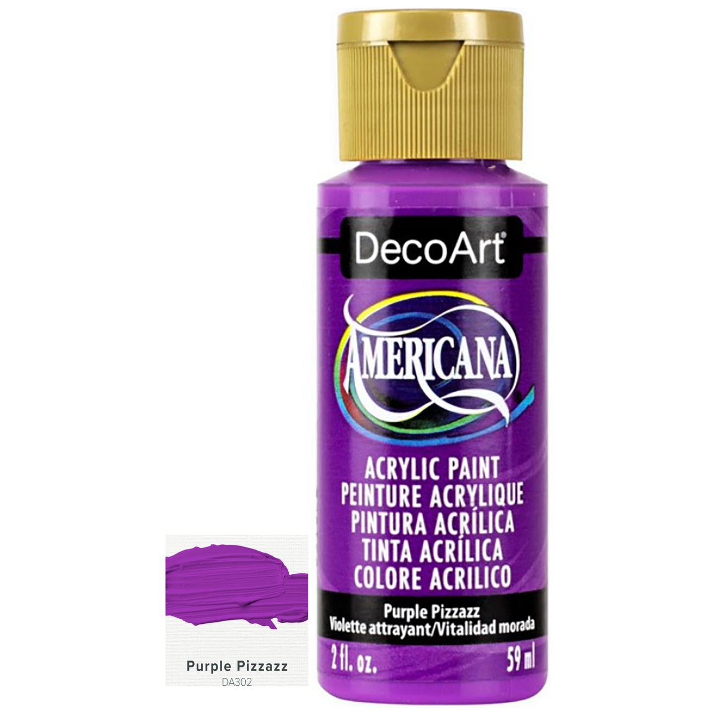 DecoArt Americana Acrylic Paints 59ml 2oz Bottles Colours F to P