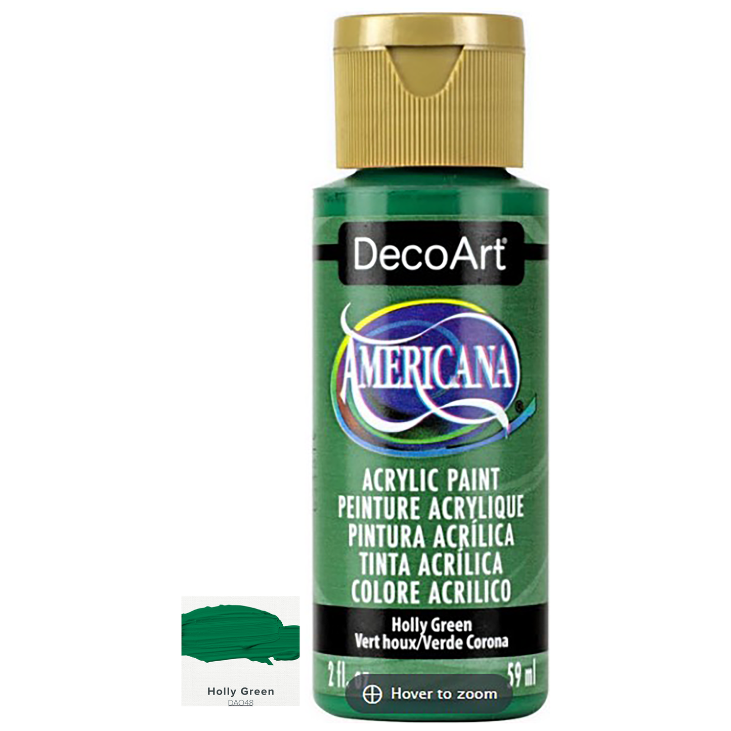 DecoArt Americana Acrylic Paints 59ml 2oz Bottles Colours F to P