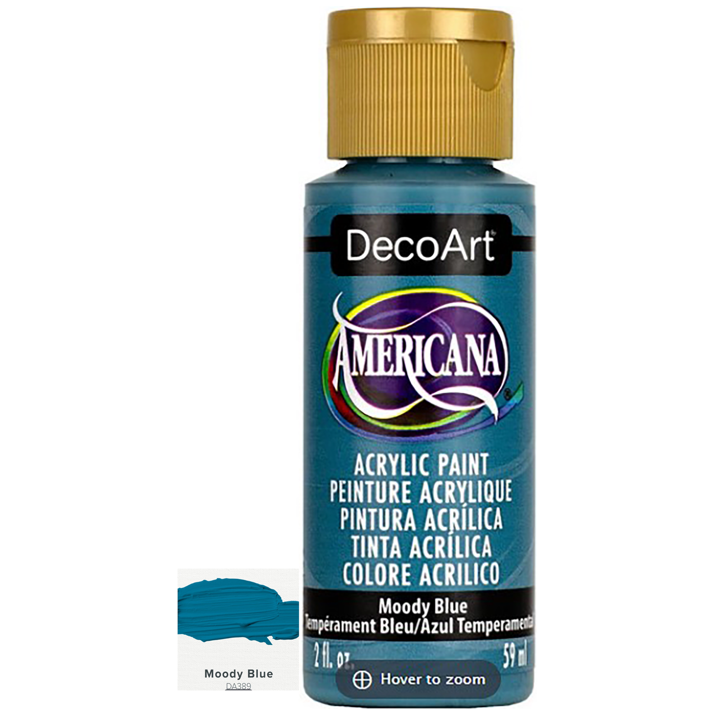 DecoArt Americana Acrylic Paints 59ml 2oz Bottles Colours F to P