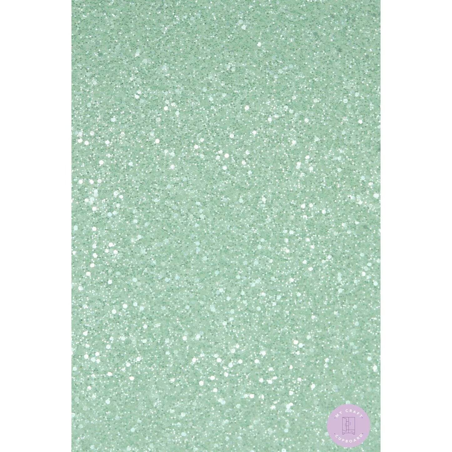 Pastel Chunky Glitter Sparkly Fabric A4 Sheets 12 Colours Hair Bows & Crafts