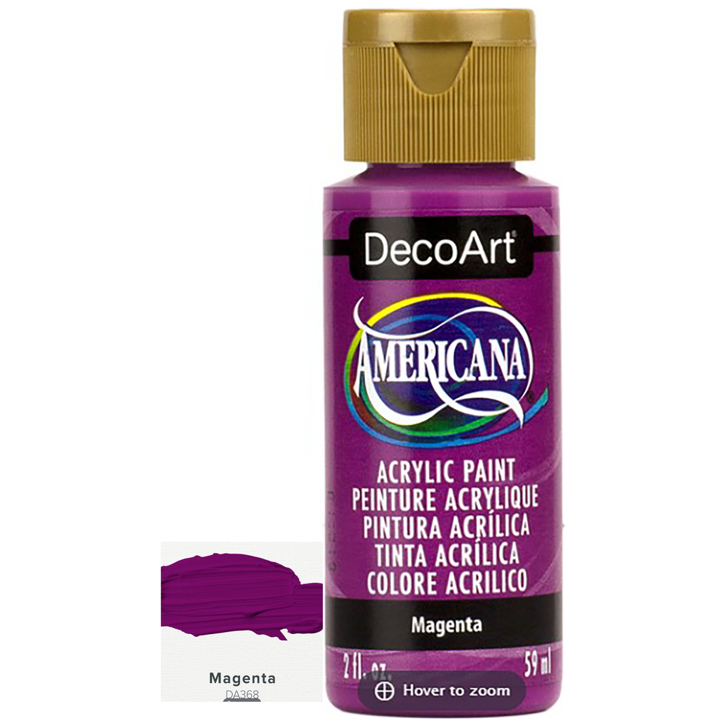 DecoArt Americana Acrylic Paints 59ml 2oz Bottles Colours F to P