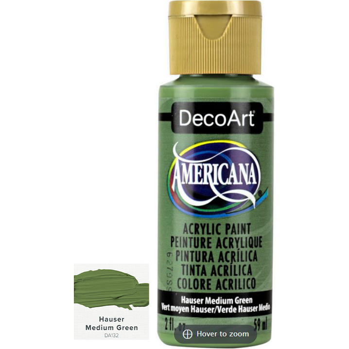 DecoArt Americana Acrylic Paints 59ml 2oz Bottles Colours F to P