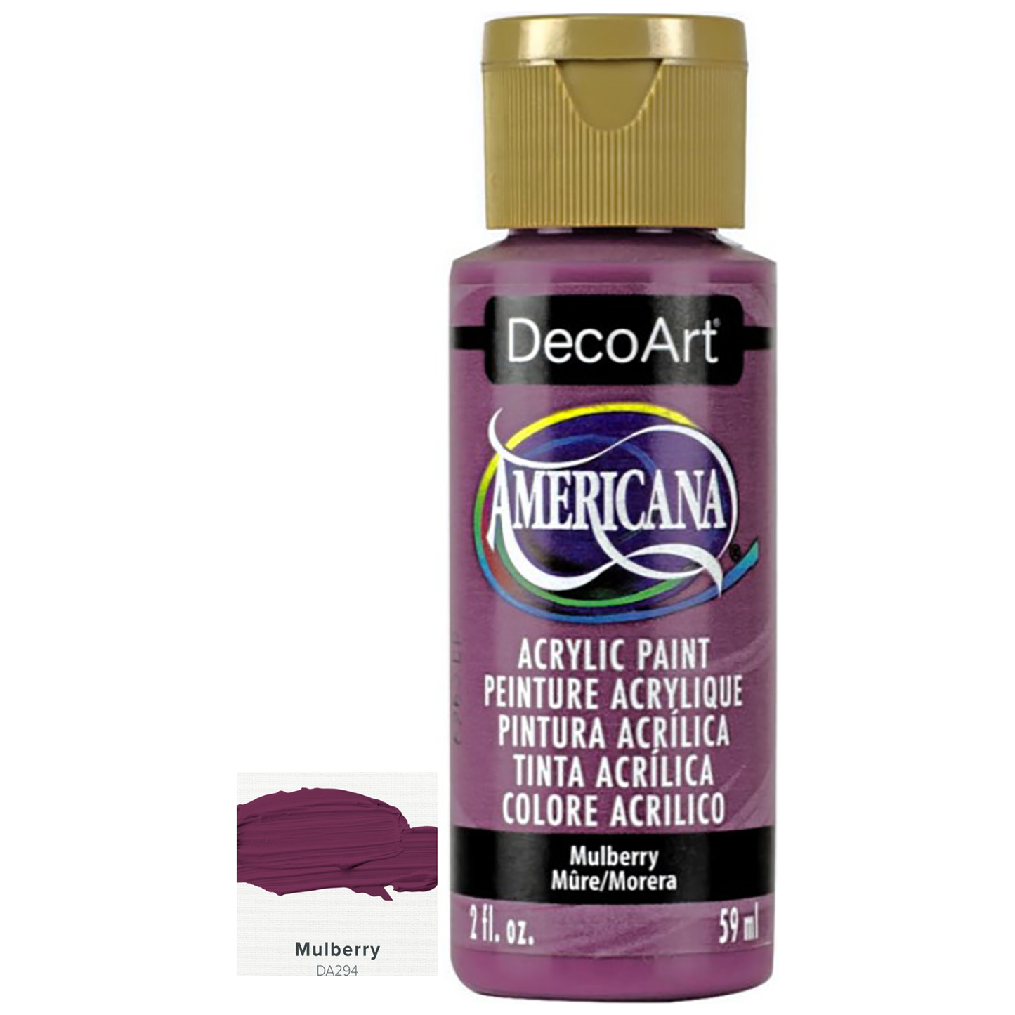 DecoArt Americana Acrylic Paints 59ml 2oz Bottles Colours F to P