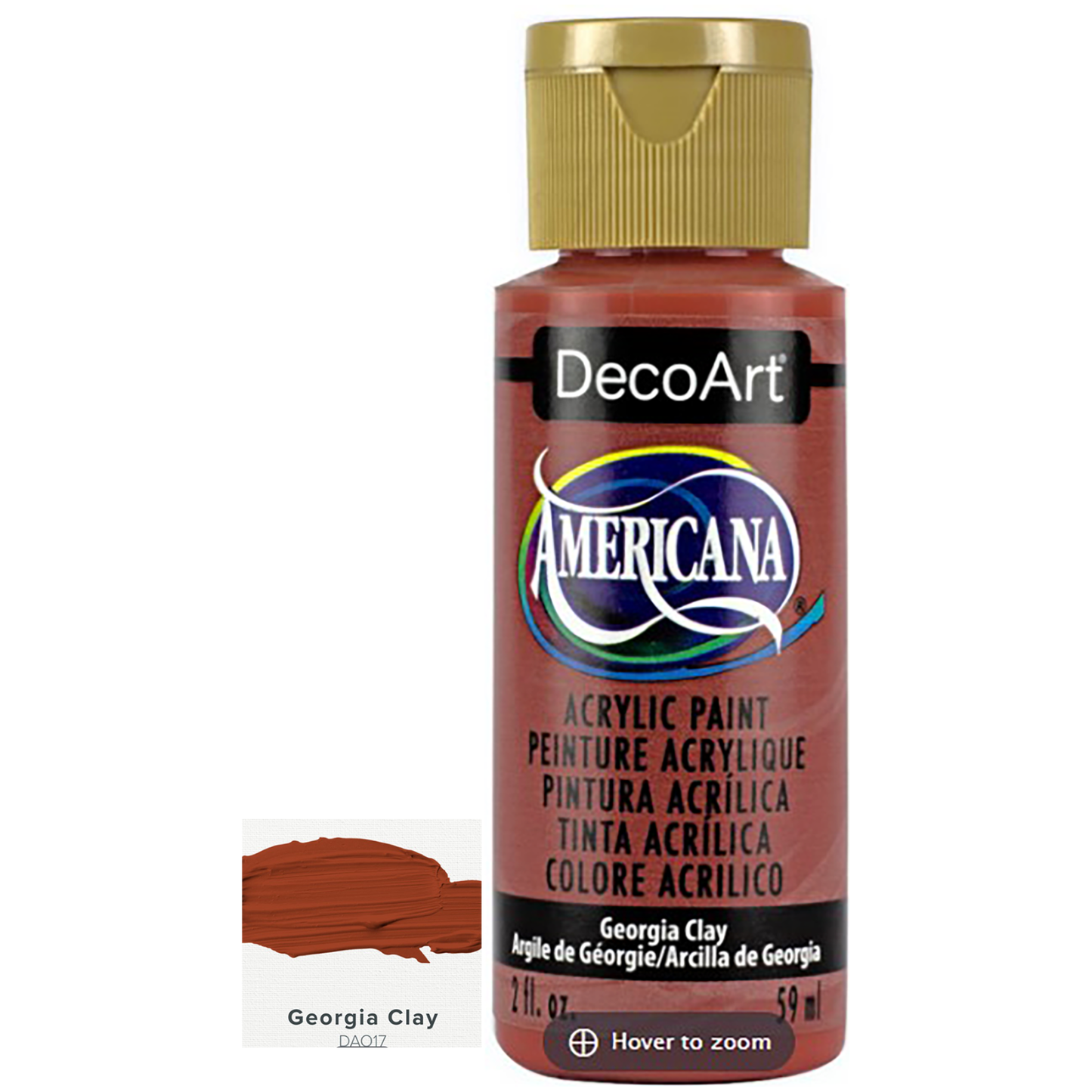 DecoArt Americana Acrylic Paints 59ml 2oz Bottles Colours F to P