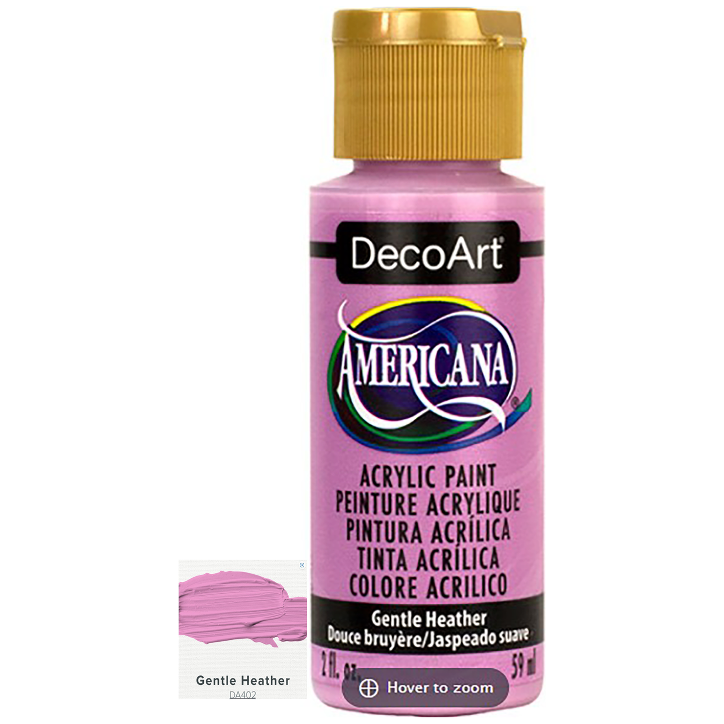 DecoArt Americana Acrylic Paints 59ml 2oz Bottles Colours F to P