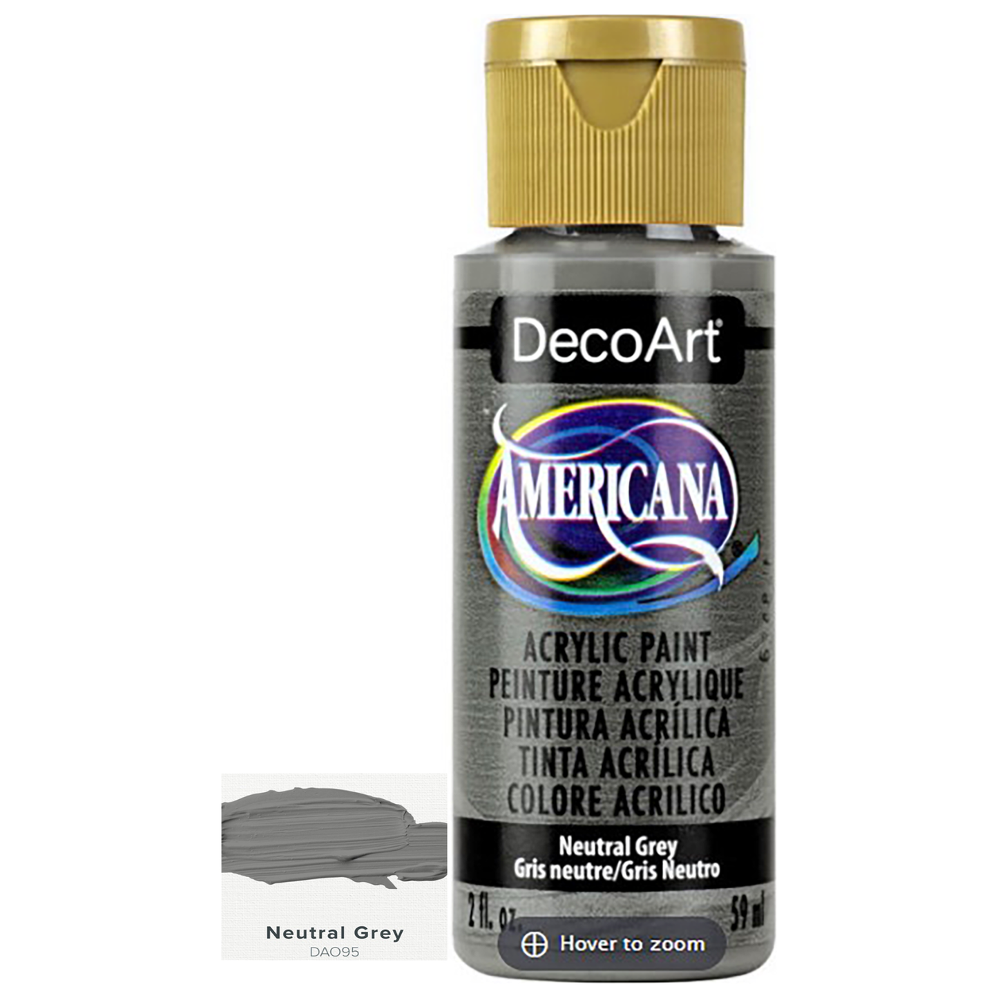 DecoArt Americana Acrylic Paints 59ml 2oz Bottles Colours F to P