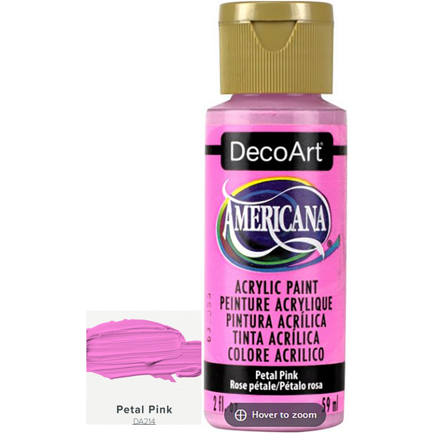DecoArt Americana Acrylic Paints 59ml 2oz Bottles Colours F to P