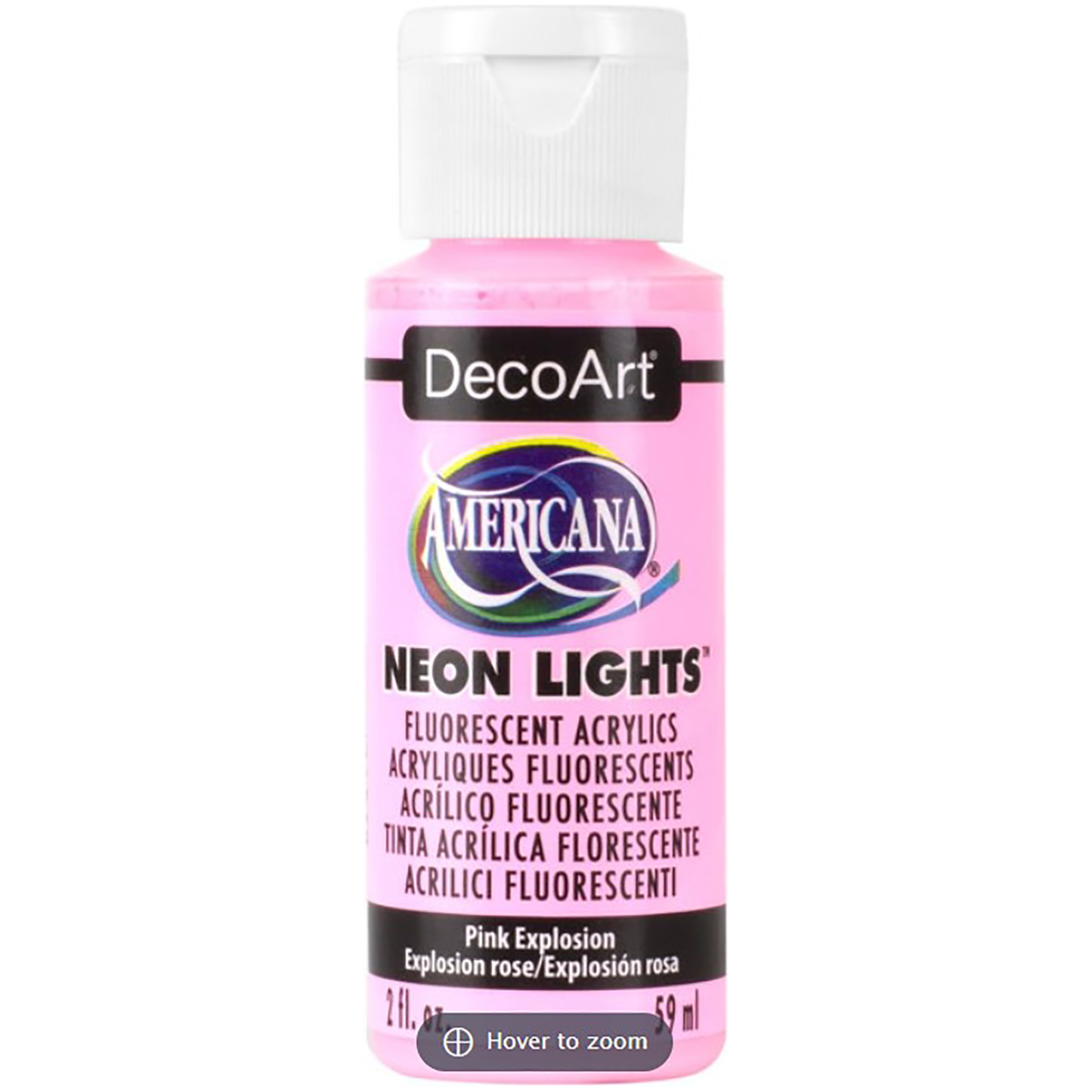DecoArt Americana Acrylic Paints 59ml 2oz Bottles Colours F to P
