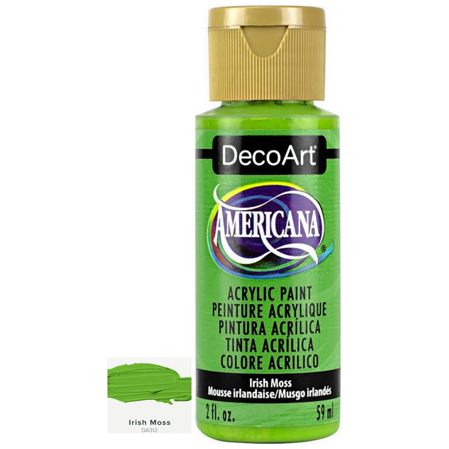 DecoArt Americana Acrylic Paints 59ml 2oz Bottles Colours F to P