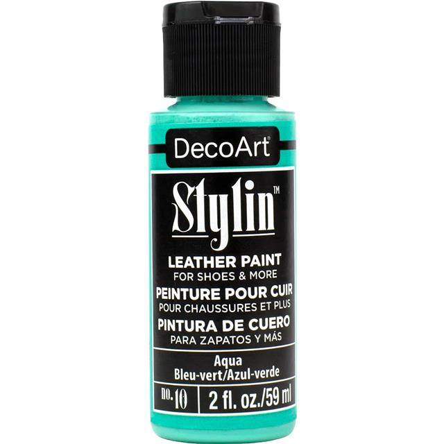 DecoArt Stylin' Fashion Paint - 20 colours for leather canvas Satin Finish Paint