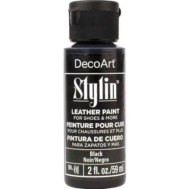 DecoArt Stylin' Fashion Paint - 20 colours for leather canvas Satin Finish Paint