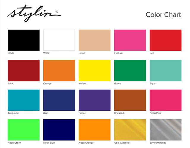 DecoArt Stylin' Fashion Paint - 20 colours for leather canvas Satin Finish Paint