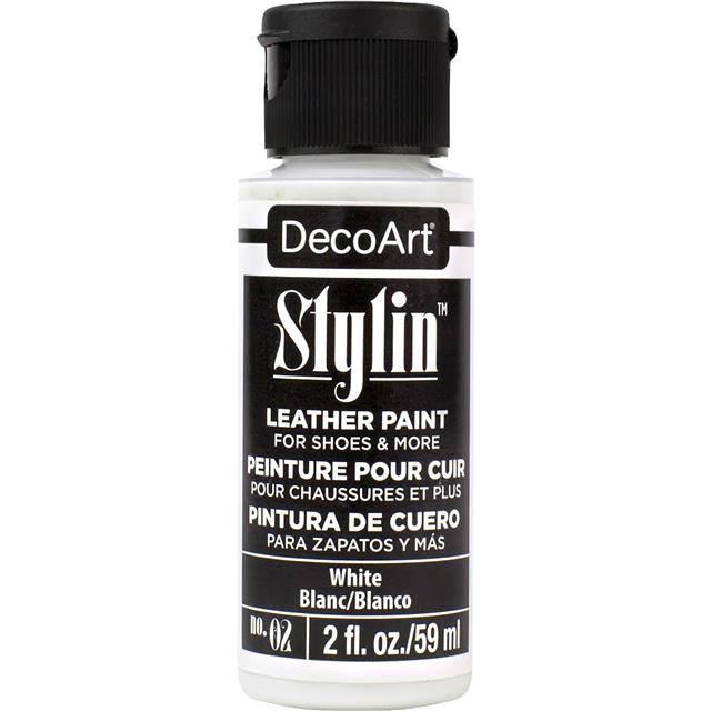 DecoArt Stylin' Fashion Paint - 20 colours for leather canvas Satin Finish Paint