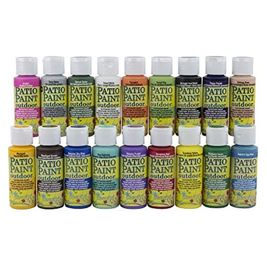 18 Colour Patio Paint Pack DASK371