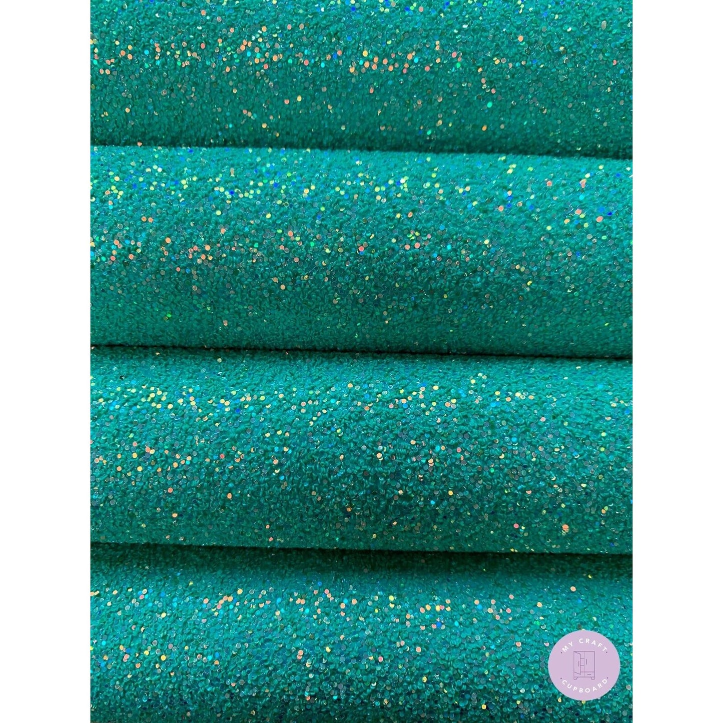 Chunky Glitter Fabric Sheets Electric Brights Colours A4 Sheet Bow Making Craft