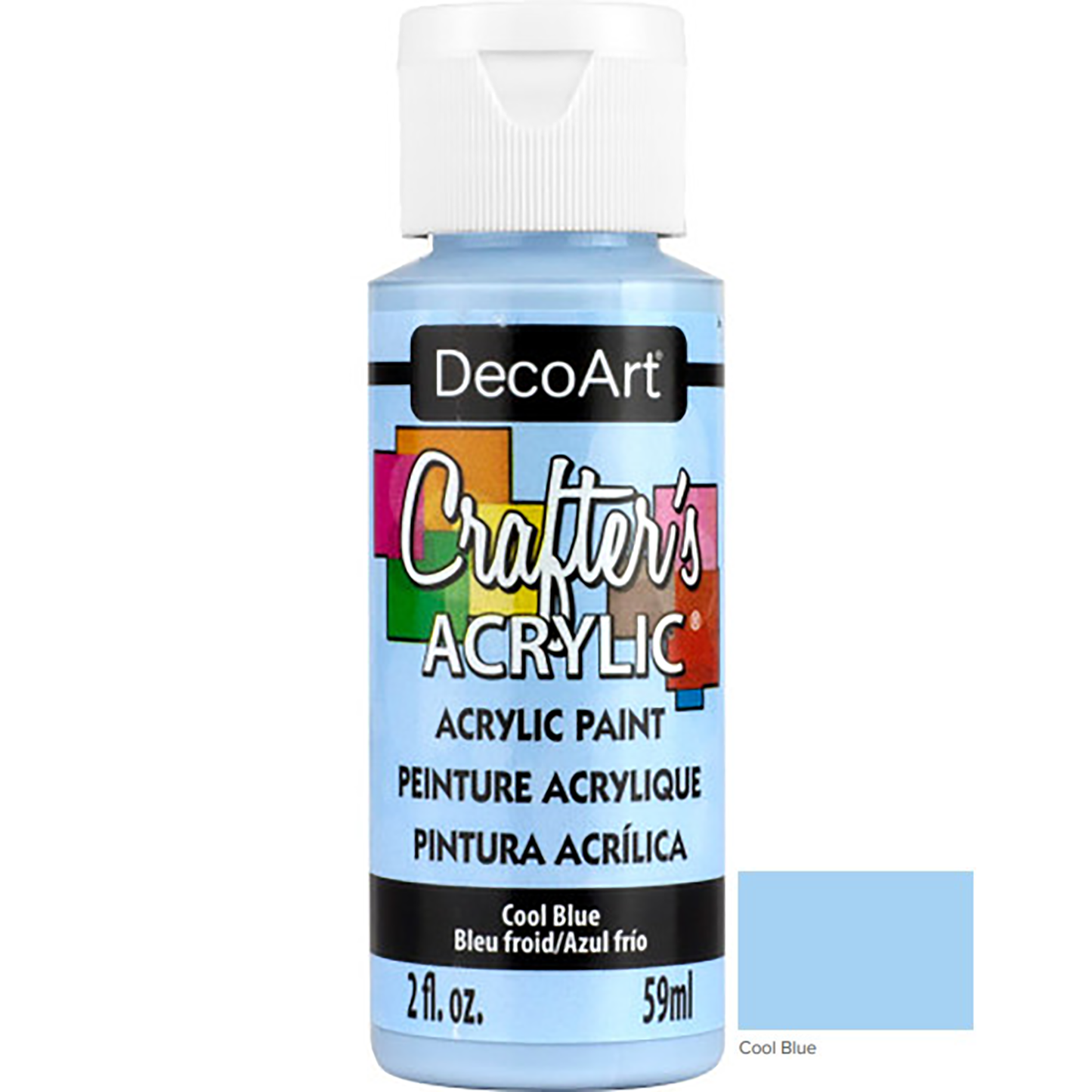 Cool Blue DCA76 2oz Crafters Acrylic