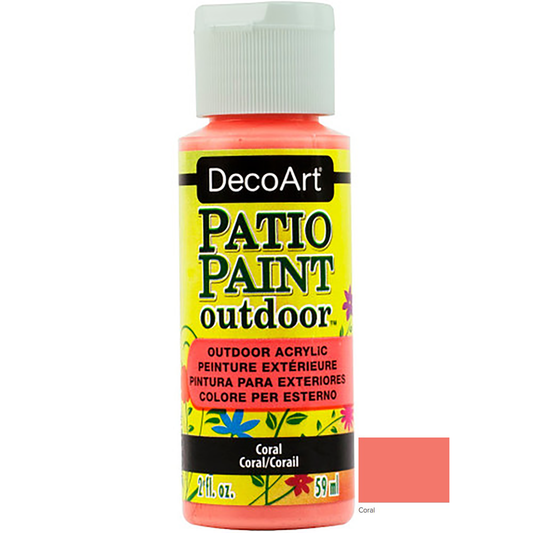 Coral 2oz Patio Outdoor Paint DCP92