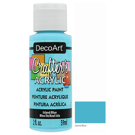 Island Blue DCA123 2oz Crafters Acrylic