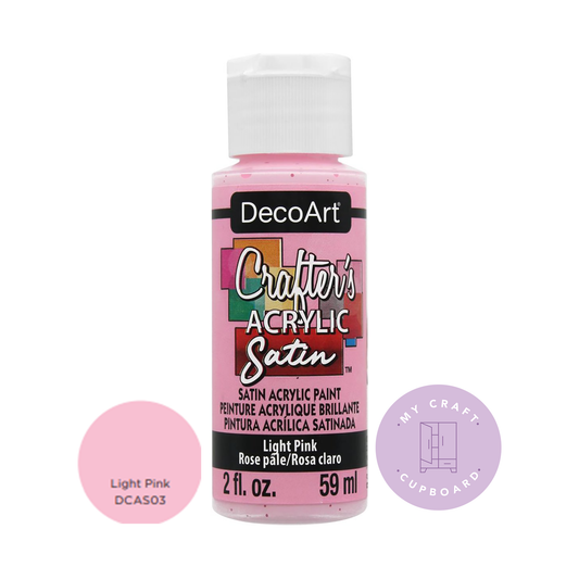 Light Pink Satin 2oz DCAS03 Crafters Acrylic