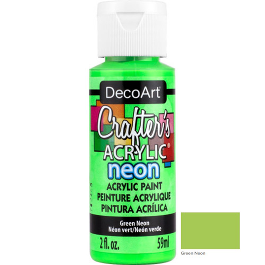 Neon Green DCA132 2oz Crafters Acrylic