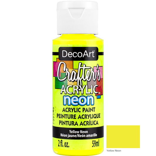 Neon Yellow DCA131 2oz Crafters Acrylic