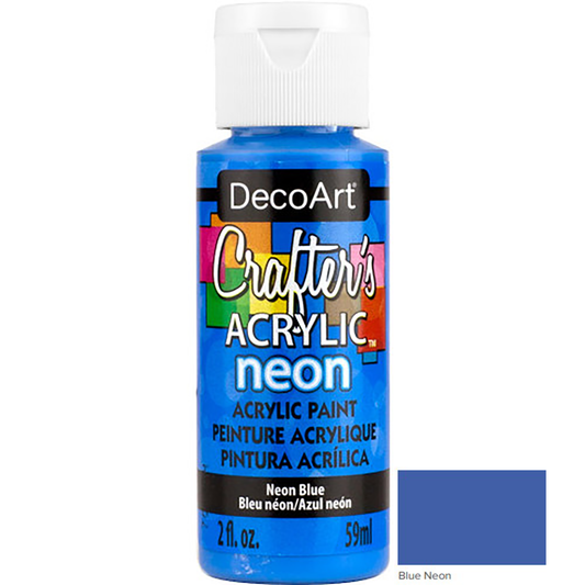 Neon Blue DCA133 2oz Crafters Acrylic