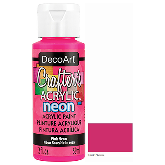 Neon Pink DCA128 2oz Crafters Acrylic